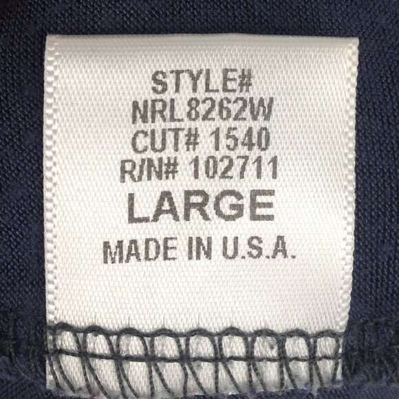 Olivia Moon Blue Tank Top Lace and Sequin Ruffled Collar Size L - Picture 8 of 10